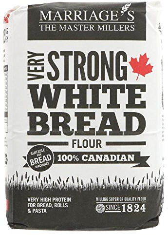 W & H MARRIAGE & SON 100% Canadian Very Strong White Flour x 5 (Pack of 5)