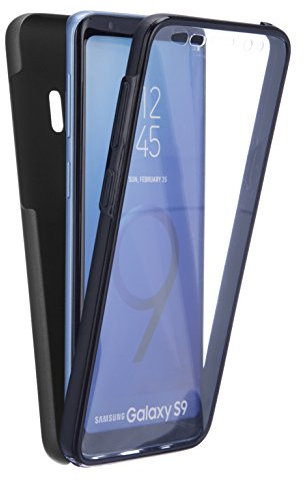 NWNK13 Galaxy S9 Case Blue Full Body Phone Case Heavy Duty Dual Layer Premium Slim Rugged Case with Front Built in Screen Protector for Samsung S9