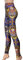 Comfy Yoga Pants - High Waist Yoga Leggings mit böhmischem Druck - Extra weich - Dry Fit, Midnight Lotus, S/M