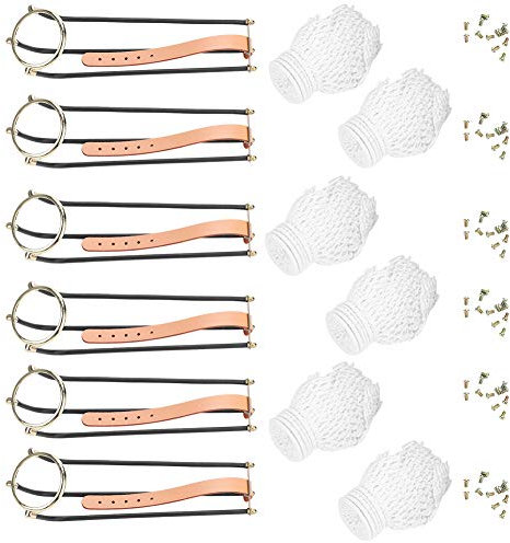 Billard Tischschienentaschen, 6er Standard Snooker Billard Tisch Ersatz Massive Empire Schiene mit Netztaschen Set