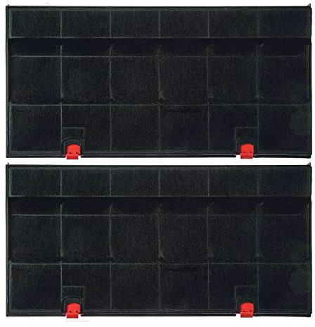 Spares2go Typ 150 Kohlefilter für Dunstabzugshaube von Elica Camino (435 x 216 x 28 mm), 2 Stück