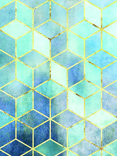 Komar Wandbild | Mosaik Azzuro | Poster, Bild, Wohnzimmer, Schlafzimmer, Dekoration, Kunstdruck | ohne Rahmen | P092B-30x40 | Größe: 30 x 40 cm (Breite x Höhe)