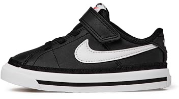 NIKE Court Legacy, Turnschuhe, Schwarz Weiß, 35.5 EU