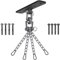 Dolibest Swing Hanger, Punching Bag Ceiling Hook Heavy Duty Boxing Bracket 360 Swivel with 4 x 26cm Chains for Hanging Heavy Bag Hammock Chair Wood/Concrete Wall Beam Mount, up to 600lbs
