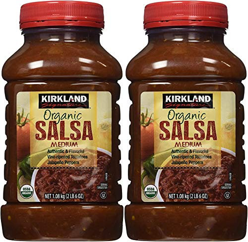 Kirkland Signature Lot de 2 salsa bio Medium 1,08 kg