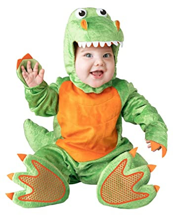 Fun World Piccolo T-Rex Infant Costume, verde, 6/12 mesi