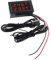 FUZYXIH Termómetro digital sensor de temperatura probador doble pantalla LED medidor con 2 sondas NTC para coche interior y exterior