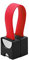 Portable Emergency Phone Charger Powered by 2Pcs AA/AAA Battery for Apple for Android,with Micro USB/Type-C/for Apple -Connector Accessories (micro usb+type-c, red)