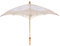 pistro Victorian Retro Wedding Lace Umbrella Parasol Party Cosplay Accessories Beige