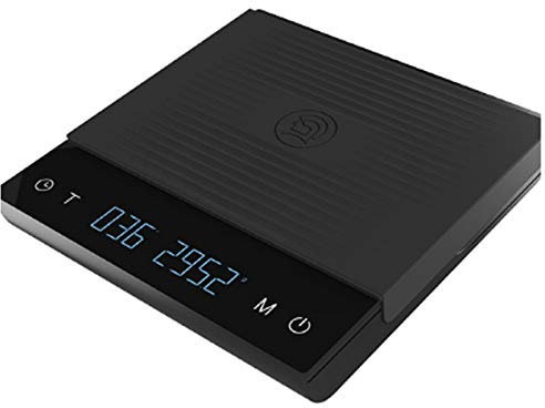 RALIRA Básculas electrónicas Verter café Báscula electrónica de café por Goteo con Temporizador Báscula de Cocina Inteligente LED