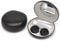 Muf Twinkle Portable Contact Lens Case,Contact Lens Travel Kit with Mirror,Container,Tweezer,Contact Lens Solution Bottle,Shining Contact Case Travel Outdoors Daily Use,Black Sparkles