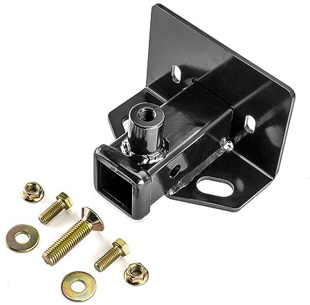 WeiSen 2 pollici gancio di traino posteriore ricevitore classe 3 gancio di traino compatibile con 2005-2010 Dodge Dakota, 2006-2009 Mitsubishi Raider, nero