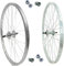 1 Paar Rad/Felge vorne + hinten, 28 x 1,75 Zoll, Standardanschluss 6 oder 7 Gänge, Aluminium/Stahl, 28 x 1,75 Zoll (= 28 x 1,75 Zoll) – Fahrrad – Passage Muttern und Flap im Lieferumfang enthalten
