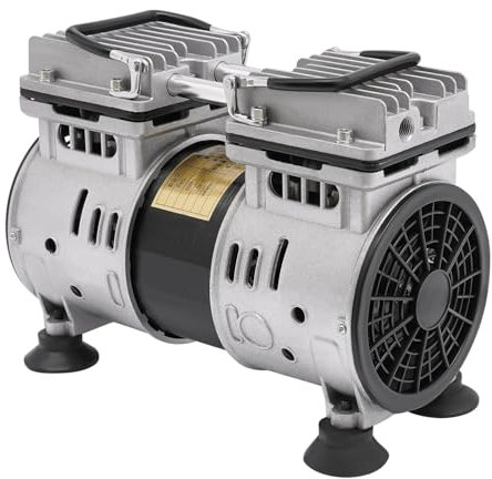 RibasuBB Bomba de vacío libre de aceite, bomba de vacío de laboratorio industrial 550W para HVAC AC refrigerante herramienta de aire, desgasificación de resina, envasado al vacío