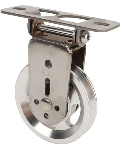 Umlenkrolle, Verhindert das Verdrehen des Seils. Bidirektional Rotierende Riemenscheibe für Gewichthebeblöcke (Aluminium)