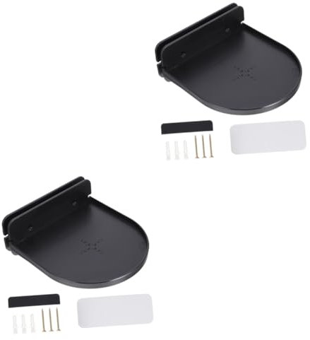 Garneck 2 Stk WLAN-Stand praktischer Lautsprecherhalter Kleiderbügelständer Soundbar Lautsprecherzubehör Lautsprecheraufhänger Router Hülse montieren Halterung W-lan Steckdose