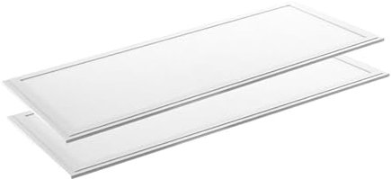 LUXULA 2er Pack LED Panel 120x30cm - 4000K Neutralweiß 36W 3600lm flimmerfrei - Backlit - Rasterleuchte Einbaupanel für Rasterdecke - Bürolampe inkl. 230V Netzteil