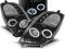 Tuning-Tec Angel Eyes Scheinwerfer Set für Toyota Yaris XP9 2006-12.2008 in schwarz