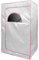 Sauna a vapore portatile pieghevole casa (senza sedia) con 1 strumento di fumigazione, kit tenda da sauna spa per una persona cabina pieghevole, 100 x 80 x 170 cm, argento