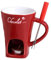 Tasse fondante au Chocolat,Tasse fondante au Chocolat | Hot Pot Tasse de Fusion en céramique Tasse à Fondue au Chocolat,Chauffe-Plat Chauffe-Beurre Chauffe-Plat pour Bonbons et Chocolat
