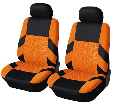 WBZHUSS Auto-Sitzbezug, für Mini Cabrio R57 F57 FCW/One/D/Cooper S, Orange, Polyester, Auto, Sitzbezug, 81425031, 81424031