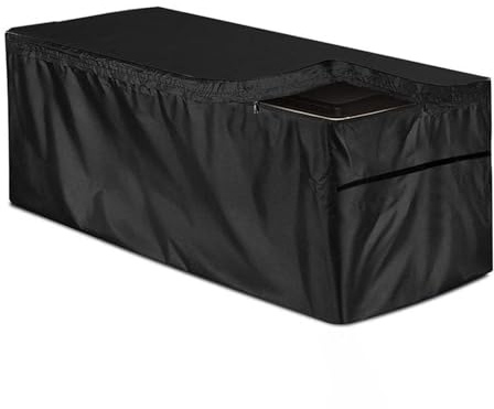 Generisch Kissenbox Abdeckung Auflagenbox Schutzhülle Gartenbox Abdeckplane Gartentruhe Schutzplane Abdeckhaube Mit Reißverschluss