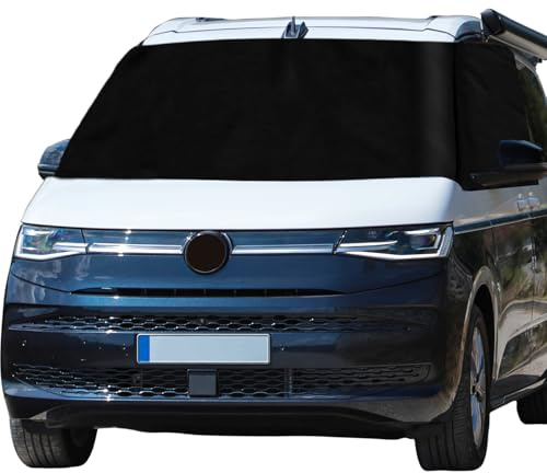 Boolico Frontscheibe für VW T7 Multivan 2021-2024 Auto Windschutzscheiben Abdeckung, 600D Oxford Tuch Frontscheibe Wrap Cover