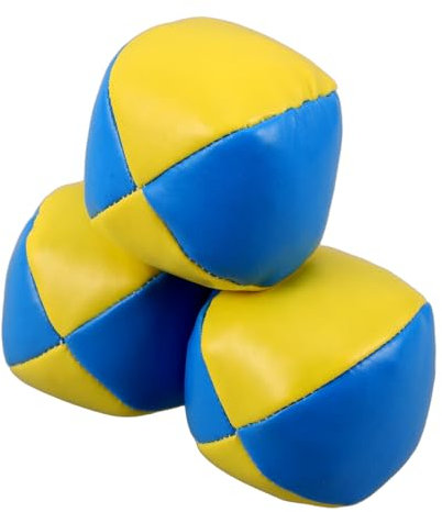 Abaodam 3pièces Balles De Jonglage Colorées pour Garçon Fille Accessoires De Performance pour Améliorer La Coordination Main-Oeil pour Jeux De Lancer Débutants