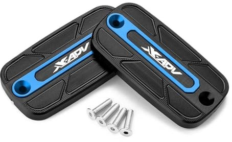 Motocicleta Accesorios Accesorios Motocicleta Depósito Líquido Frenos Delantero, Tapa De Copa Aceite, Cubierta Cilindro Maestro para Honda X-ADV 750 XADV XADV750 2017-2025(BLU)