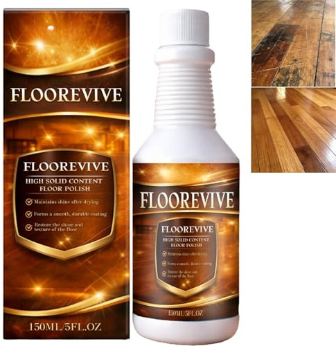 Floor Restorer&Polish Spray,Wood Cleaner and Restorer with Fresh Scent,Removes Scratches&Restores High-Gloss Finish,Restorative Treatment for Wood and Laminate Flooring,Multi-Surface Cleaning Liquid