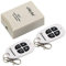 eMylo RF Relè interruttore telecomando 12V 4 canali 433 MHz con due trasmettitori wireless Modulo relè wireless Smart RF Switch