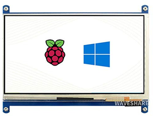 Waveshare 7inch HDMI LCD Monitor Raspberry pi Capacitive Touch Screen Display 1024 * 600 High Resolution for Raspberry pi/BeagleBone Black/Banana Pi Windows Supports 10/8.1/8/7