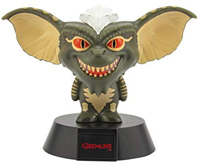 Paladone Gremlins 3D Leuchte Icon Light Gremlin schwarz, Bedruckt, aus Kunststoff, mit LEDs, im Sichtkarton.