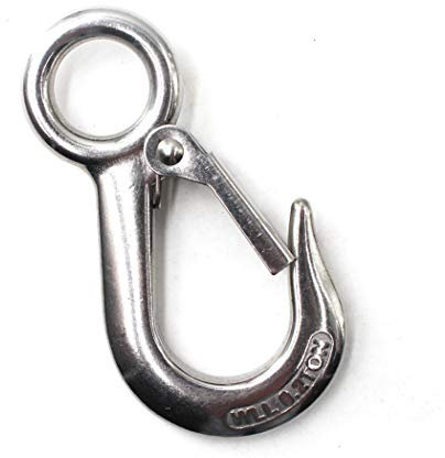 Gancio di sollevamento in acciaio inox 304, WLL 500KG, 1