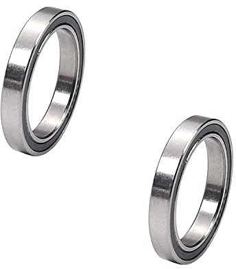 Othmro 6704-2RS Rillenkugellager 20 x 27 x 4 mm doppelt versiegelte Chromstahl-Kugellager 2 Stück
