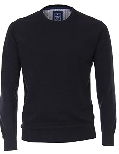 Redmond Maglione tinta unita, Blu, XXL