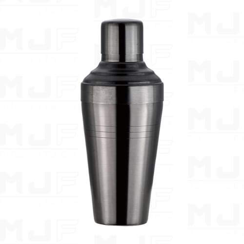 Mjflair Japan YUKIWA Baron A Shaker à cocktail Finition satinée Noir 510 ml