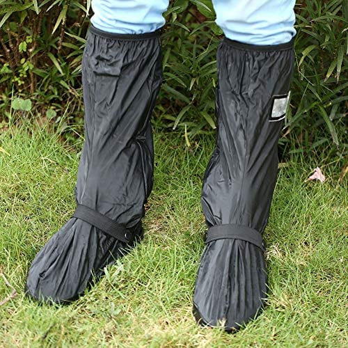 Wasserdichte Regenstiefel-Schuhabdeckung | Motorrad Roller Fahrrad Radfahren Wasserdichte rutschfeste Schuhe Abdeckung für Outdoor-Wanderungen Camping Angeln, um Schuhe trocken zu halten(S-Schwarz)