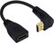 Maxhood 8K HDMI Extension Cable Short, 48Gbps 90 Degree HDMI Cable, Down Angle HDMI Male to Female Extension Cable Support 8K 60Hz Video 3D HDR for TV/Xbox /PS4 /PS5, 0.5feet