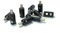 BELI-BECO 61/7 Querlochstecker - Miniatur-Bananenstecker mit Stift-Ø: 2,6mm - 10 Stück (Schwarz)