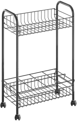 Metaltex 382928000 Berlino Lava Allzweckwagen mit Flaschenhalter, 41 x 23 x 63 cm