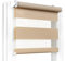 Fenster DEKOR - Rollos für Fenster Kaffee mit Milch - Klemmfix Rollo ohne Bohren 150 x 30 cm - Doppelrollo mit einer breiten Auswahl an Größen und Farben - Blickdichte Rollos, einfach zu montieren