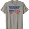 Top Gun Top-Brille mit amerikanischer Flagge T-Shirt