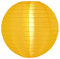 5 x Gelb Lampions Nylon 35 cm