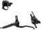 Shimano Hydraulische Scheibenbremse MT200 im Set - Postmount VR (Links) 1000 mm - BL-MT200 / BR-MT200 / SM-BH59-JK-SS inkl. Fahrradklingel