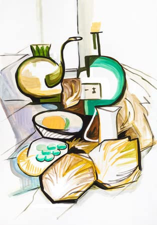 adrium Acryl-Bild 70 x 100 cm: Stillleben mit Kaffeekanne(70002220)