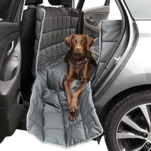 your GEAR Rapallo Hunde Autoschondecke Rücksitzbank wasserdicht – Auto Hundedecke, robust, universal, schützt vor Schmutz & Tierhaaren, für Jede Hundegröße, Hundebett maschinenwaschbar