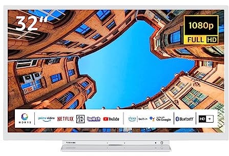Toshiba 32LK3C64DAW (80 cm (32 Zoll), weiß, FullHD, Triple Tuner, SmartTV)