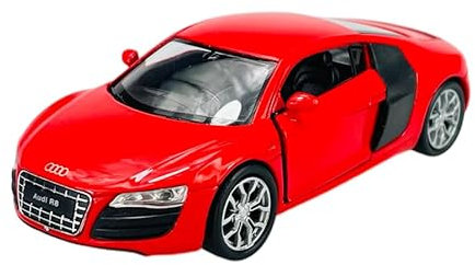 Welly 2006 A-U-D-I R8 Coupe V10 Rot 1/34-1/39 Metall Modell Auto Die Cast Neu im Kasten