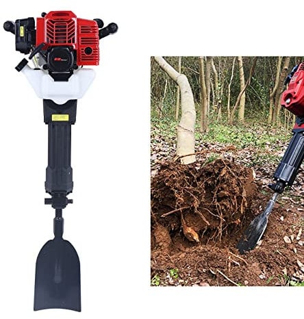 Benzina Escavatore 2 Tempi Motore Portatile 52ccm 20-55J Giardino Albero Scavatrice Macchina per Fattoria